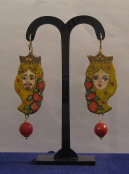 Orecchini in ceramica