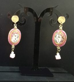 Orecchini Aretusa Ovali Rosa