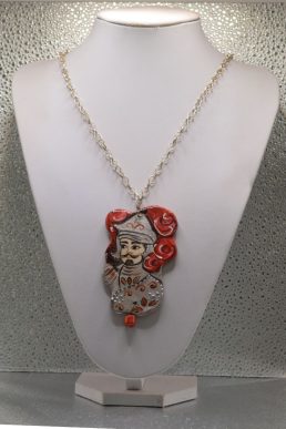 Collana con Pupo Siciliano Grigio