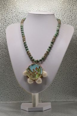 Collana con Tamburello Fichi d'India