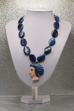 Collana Aretusa Blu in Ceramica