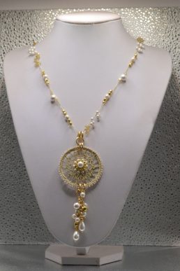 Collana con Ruota del Carretto Siciliano