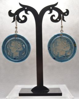 Orecchini in ceramica Aretusa Celesti