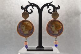 Orecchini in ceramica Aretusa Rosa
