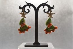 Orecchini in ceramica Fichi d'India