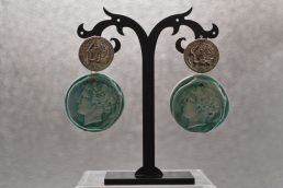 Orecchini in ceramica Aretusa Verdi