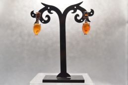Orecchini in Ambra e Argento
