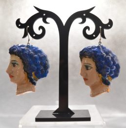 Orecchini in ceramica Aretusa Blu