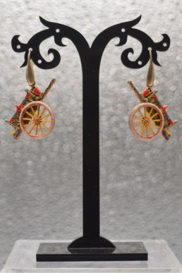 Orecchini in Argento Sterling bagno Oro Carretto Siciliano