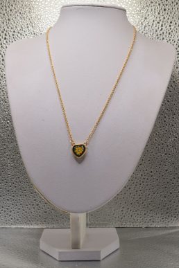 Collana con pendente a cuore in Micromosaico